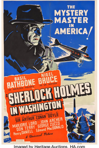 Poster 5 de Filme Sherlock Holmes Em Washington (1943)