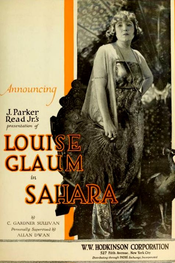 Poster de Filme Sahara (1919)