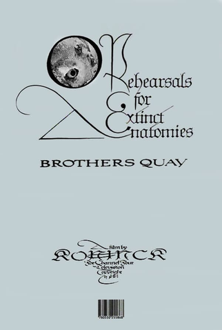 Poster 2 de Curta Rehearsals for Extinct Anatomies (1988)