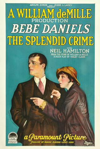Poster 1 de Filme Um Crime Sublime (1925)