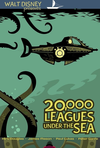 Poster 7 de Filme 20.000 Léguas Submarinas (1954)