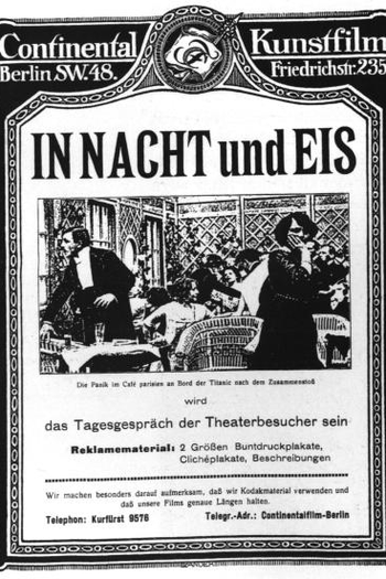 Poster de Curta Na Noite e no Gelo (1912)