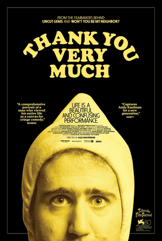 Poster 1 de Filme THANK YOU VERY MUCH (2025)