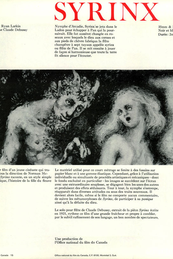 Poster de Curta Syrinx (1966)