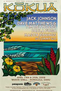Jack Johnson - Kokua Festival, Hawaii. - Poster / Capa / Cartaz - Oficial 1