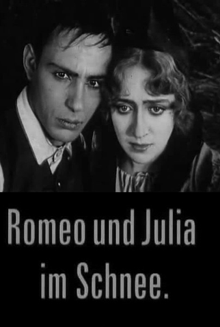 Poster 1 de Filme Romeu e Julieta na Neve (1920)