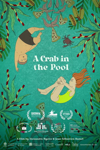 Poster de Curta A Crab in the Pool (2023)
