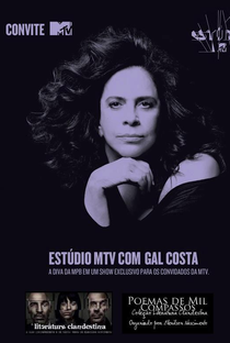 Estúdio MTV -  Gal Costa - Poster / Capa / Cartaz - Oficial 1