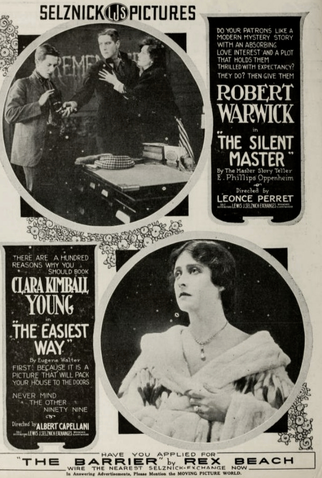 Poster 1 de Filme The Easiest Way (1917)