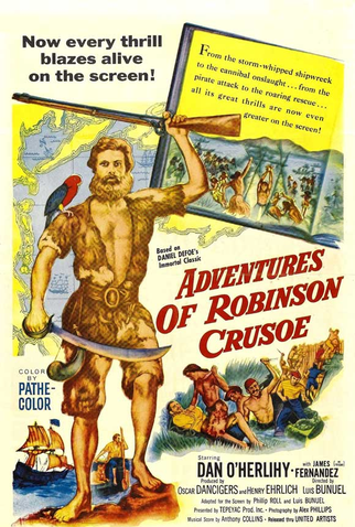 Poster 3 de Filme As Aventuras de Robinson Crusoé (1954)