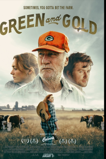 Poster de Filme Verde e Dourado (2025)
