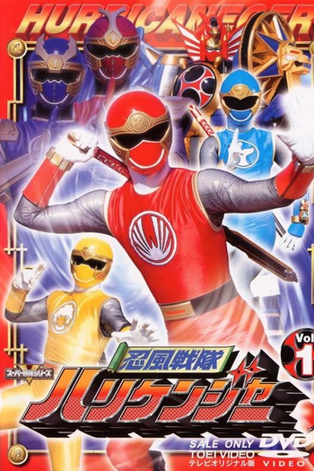  de Série Esquadrão Ninjas do Vento Hurricanger (2002)