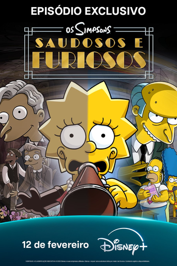 Poster de Curta Os Simpsons: Saudosos e Furiosos (2025)