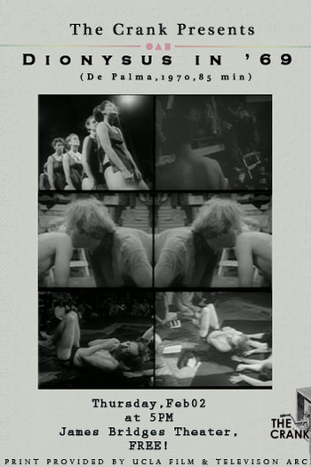 Poster de Filme Dionysus (1970)
