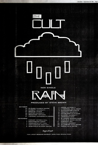 Poster 1 de Curta The Cult: Rain (1985)