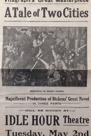 Poster 1 de Curta A Tale of Two Cities (1911)