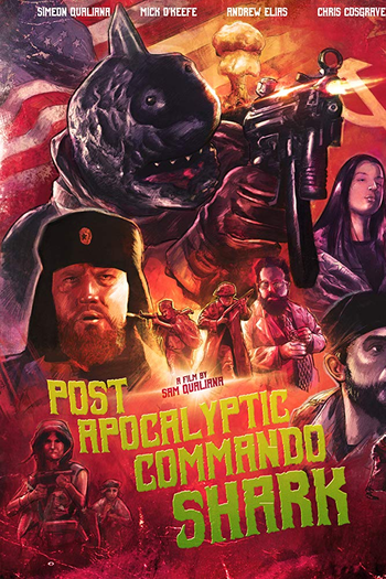 Poster de Filme Post Apocalyptic Commando Shark (2018)