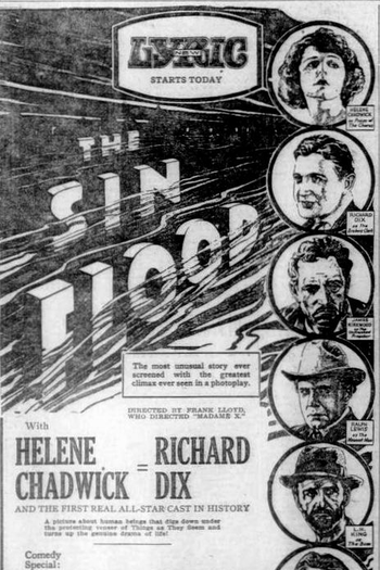 Poster de Filme The Sin Flood (1922)
