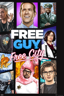 Free Guy: Assumindo o Controle - Poster / Capa / Cartaz - Oficial 15