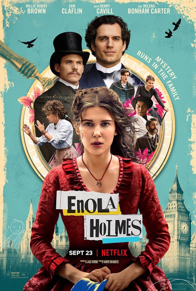 Leve e Descontraído, Filme de 'Enola Holmes' Faz Jus ao seu Famoso Irmão Detetive (2020, de Harry Bradbeer)