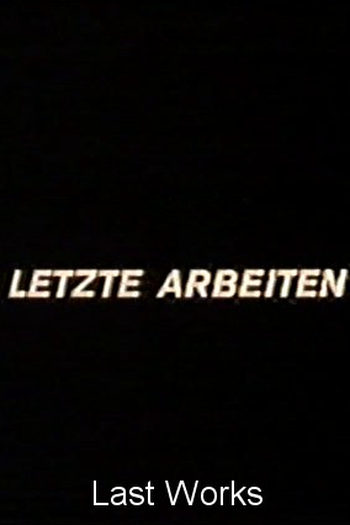 Poster de Filme Rainer Werner Fassbinder - Last Works  (1982)