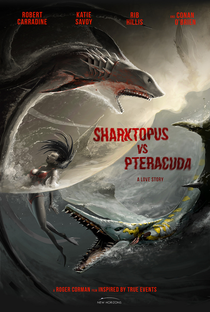 Sharktopus Contra Pteracuda - Poster / Capa / Cartaz - Oficial 1