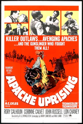 Poster de Filme A Rebelião dos Apaches (1965)