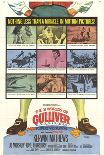 Os 3 Mundos de Gulliver - Poster / Capa / Cartaz - Oficial 1