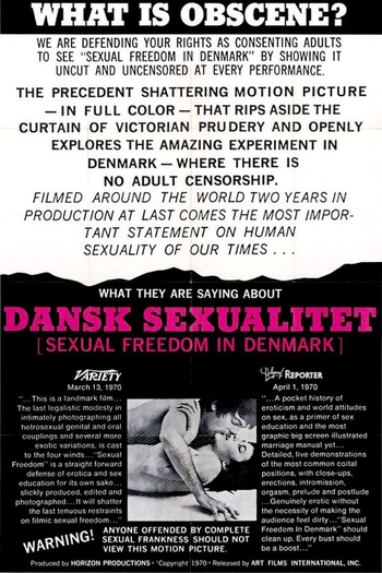 Poster de Filme Sexual Freedom in Denmark (1970)