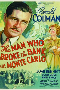 O Homem que Desbancou Monte Carlo - Poster / Capa / Cartaz - Oficial 2