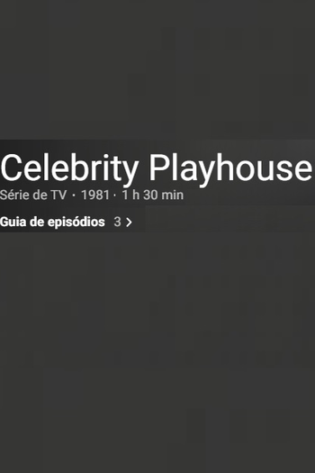 Poster de Série Celebrity Playhouse (1981)