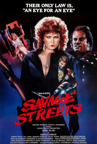 Poster 2 de Filme Ruas Selvagens (1984)