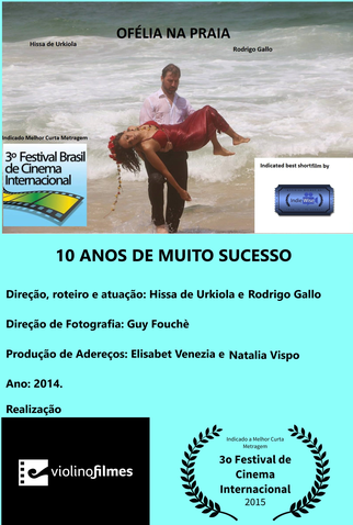 Poster 1 de Curta Ofélia na Praia (2014)