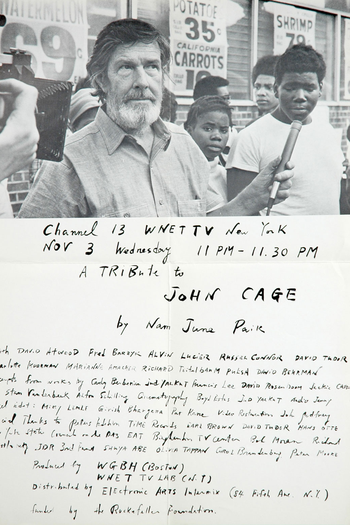Poster de Curta A Tribute to John Cage (1976)