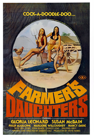 Poster 1 de Filme The Farmer's Daughters (1976)