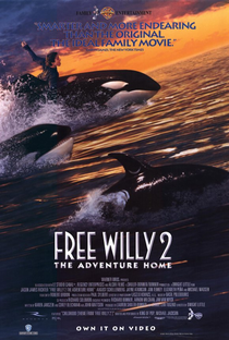 Free Willy 2: A Aventura Continua - Poster / Capa / Cartaz - Oficial 3