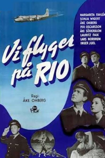 Poster de Filme Vi flyger på Rio (1949)
