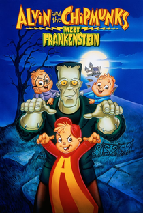 Alvin e os Esquilos Encontram Frankenstein - Poster / Capa / Cartaz - Oficial 2