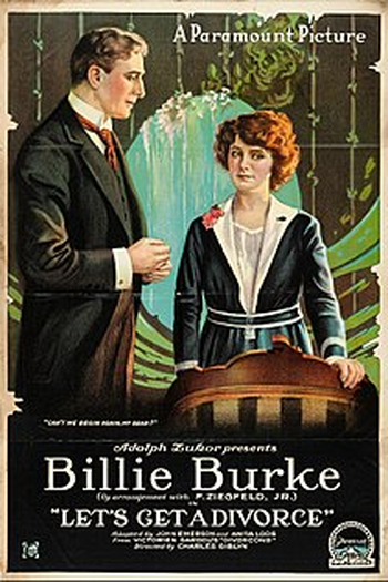 Poster de Filme Divórcio para Três (1918)