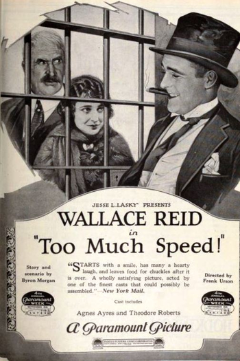 Poster de Filme Too Much Speed (1921)