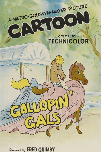 Poster de Curta Gallopin' Gals (1940)