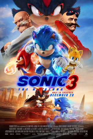 Poster 1 de Filme Sonic 3: O Filme (2024)