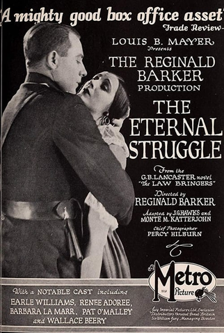 Poster 2 de Filme A Eterna Luta (1923)