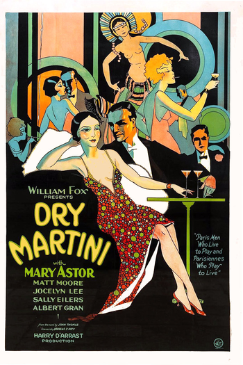 Poster de Filme Martini Cocktail (1928)