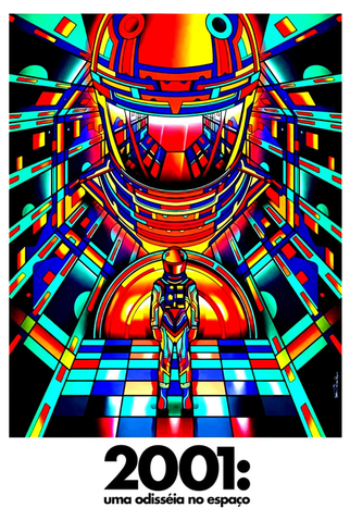 Poster 80 de Filme 2001: Uma Odisseia no Espaço (1968)