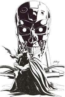 Batman vs the Terminator - Poster / Capa / Cartaz - Oficial 2