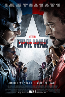 Capitão América: Guerra Civil - Poster / Capa / Cartaz - Oficial 1