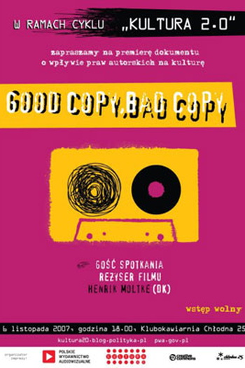 Poster de Filme Good Copy, Bad Copy (2007)