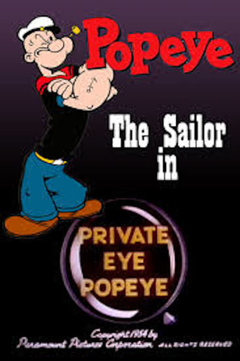  de Curta Detetive Particular Popeye (1954)