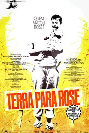 Poster de Filme Terra Para Rose (1987)